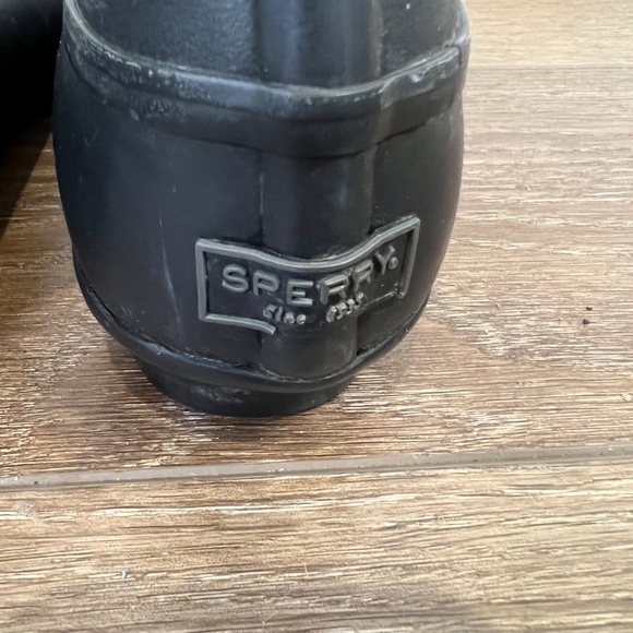 Sperry Women's Syren Cove Ankle Chelsea Rain Boot, Size 11, All black - Picture 5 of 10